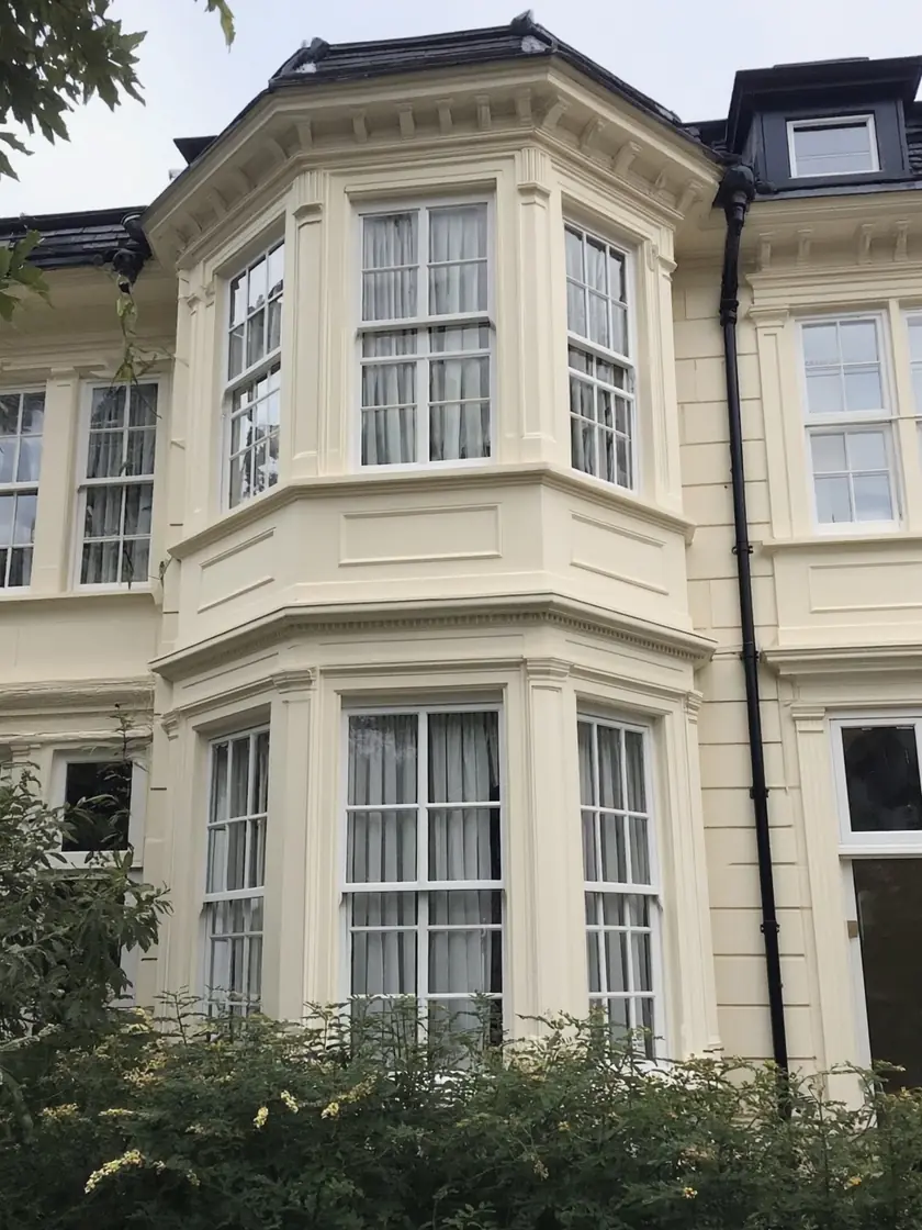 Exterior house painting: period property